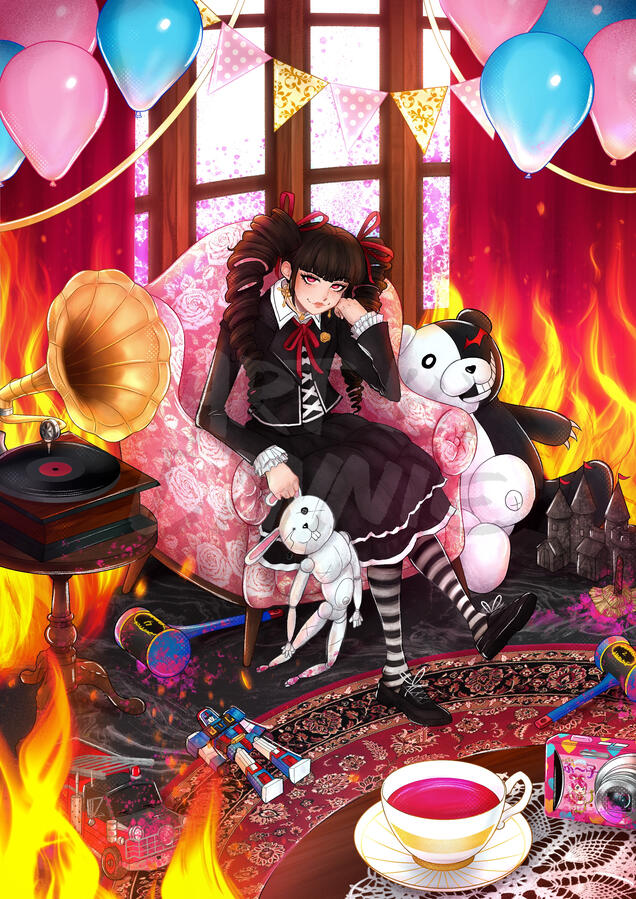 Celestia Ludenberg (for Celestia Zine - a Danganronpa fan project) 2022
